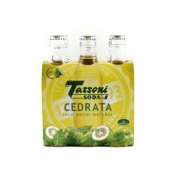 Ingredienti Tassoni Cedrata Bottiglie - 6 Bottiglie 18cl X 6