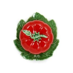 Bordallo Pinheiro Tomato Butter Dish Con Copertina