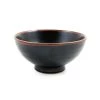 Kiji Stoneware & Ceramics Kiji Stoneware & Ceramica Black Stoneware Ramen Bowl Posate -Negozio al dettaglio stagionatura yuzu black noodle bowl side